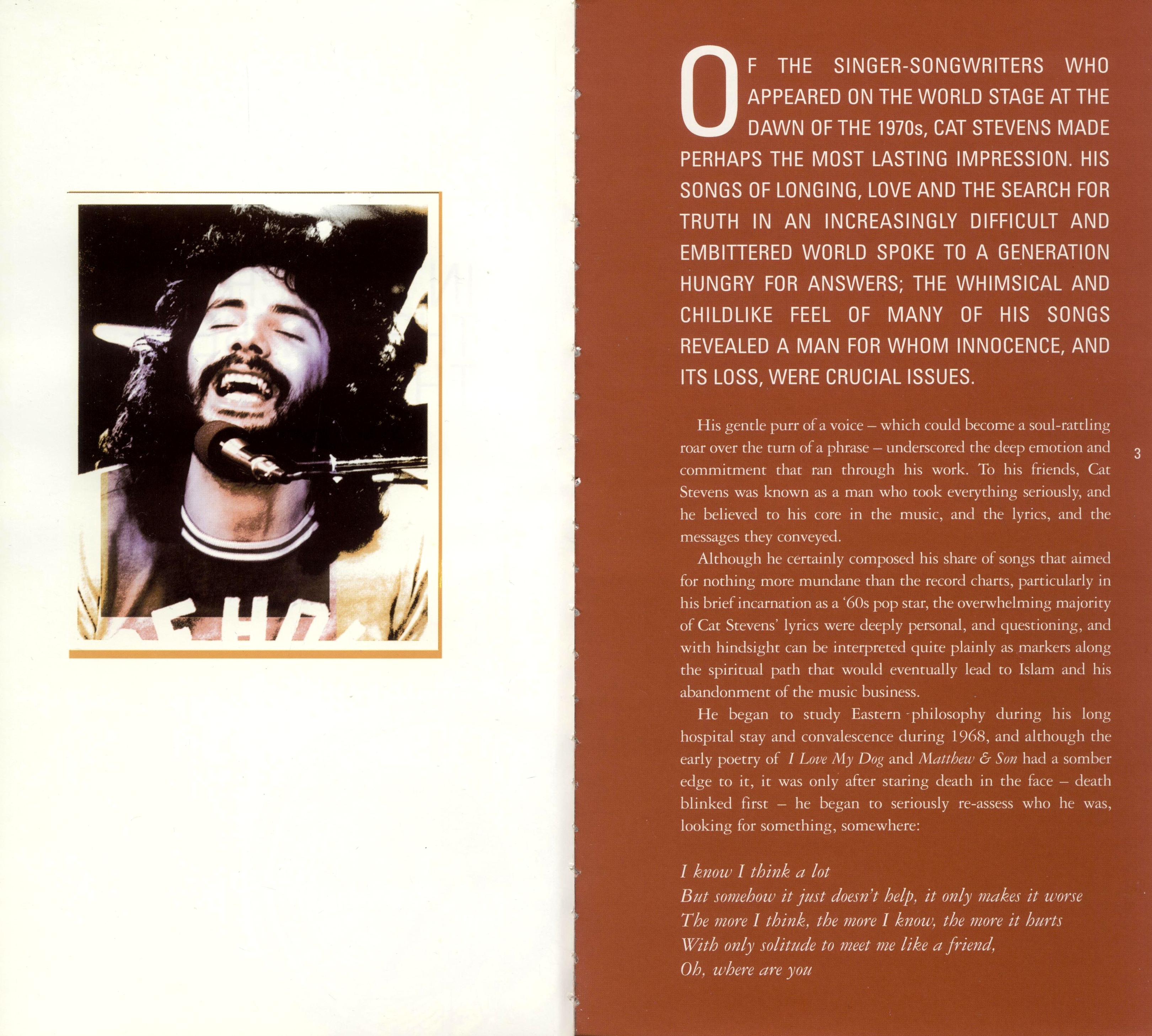 Cat Stevens  The Boxset : Booklet 3